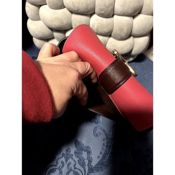 Coach Gemma Brown and Pink Jeweled Butterfly Close Crossbody - Picture 8 of 10